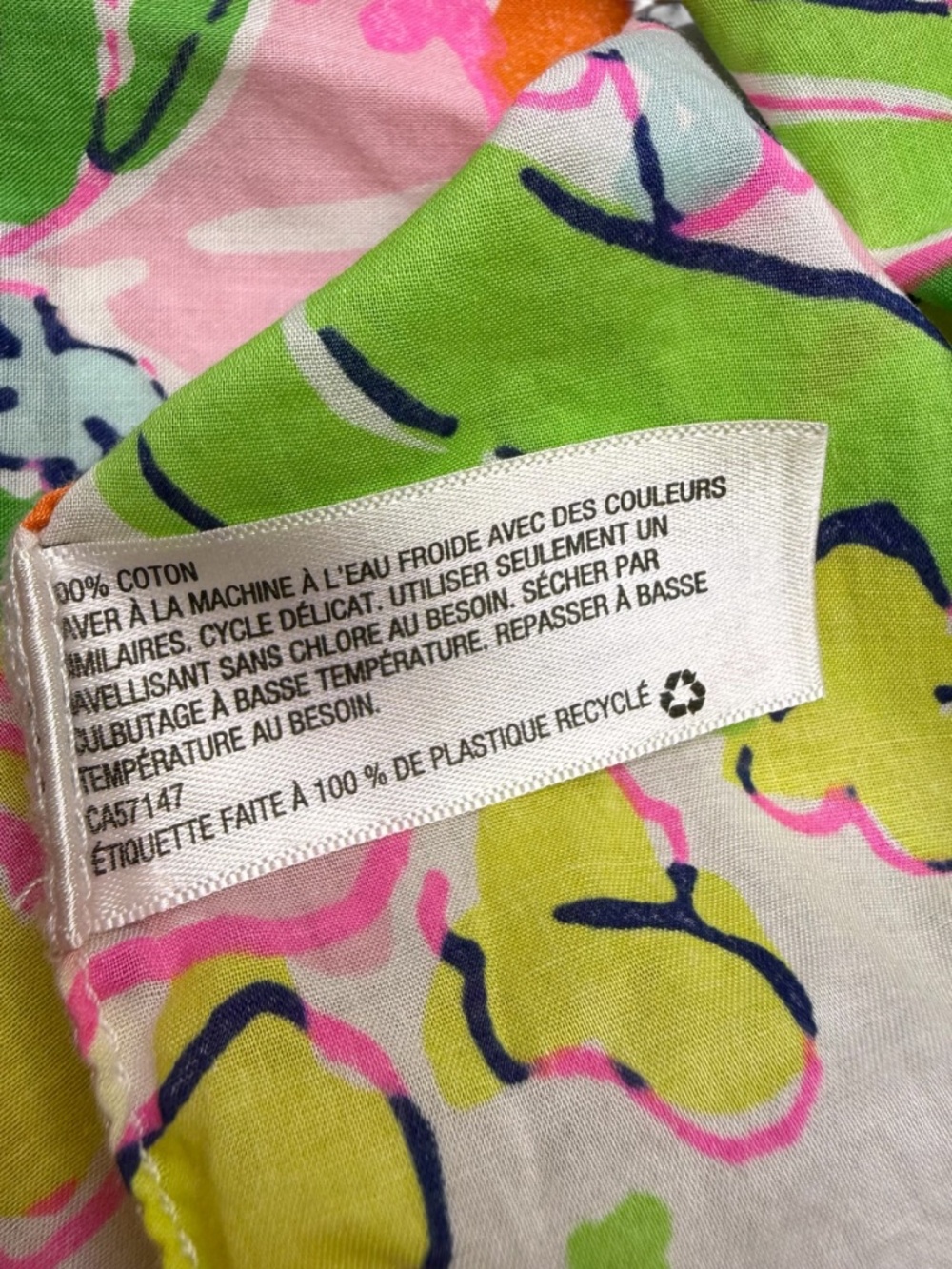 Lilly Pulitzer for Target Long Roll-Up Sleeves Button-Front Blouse M - Picture 10 of 11